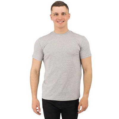 Футболка Star, мужская (серый меланж, 3XL) (Серый меланж)