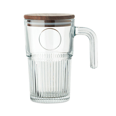 Glass mug 450ml (Прозрачный)