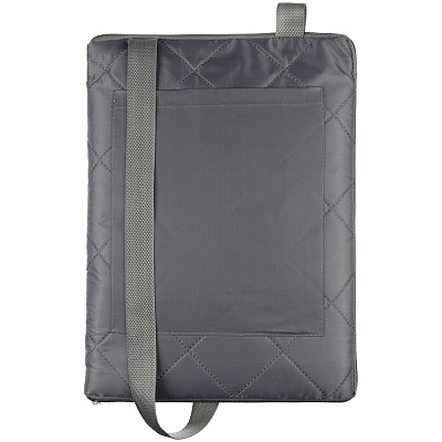 Плед для пикника Soft & Dry 2, оранжевый (Серый)