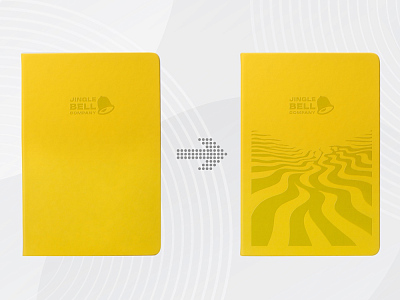 Бизнес-блокнот А5 C2 soft-touch с УФ-печатью (Желтый)