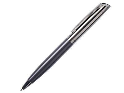 Ручка металлическая шариковая с деревянным корпусом Goldsworthy (Вороненая сталь/темно-коричневый)