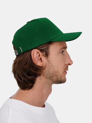 Бейсболка Long Beach, темно-зеленая