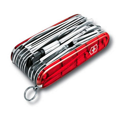 Офицерский нож SwissChamp XLT 91  красный (Прозрачный)