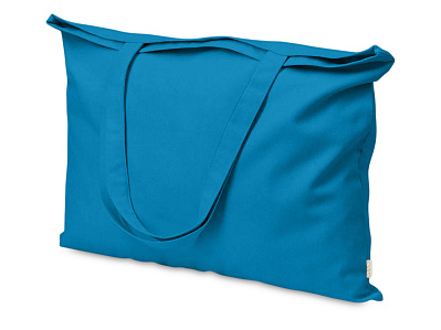 Сумка-оверсайз Rejenny из переработанного хлопка 320 г/м2 (Морская волна)