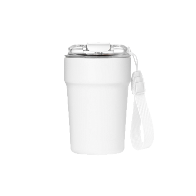 Термокружка вакуумная Монако (Monaco), белая (Белый)