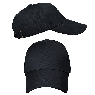 Бейсболки LEADER 100/2 (Чёрный)