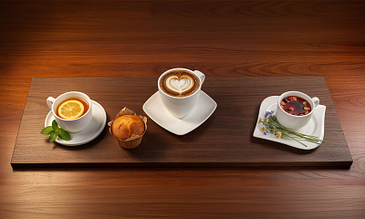 Чайная пара "Вальс", белый