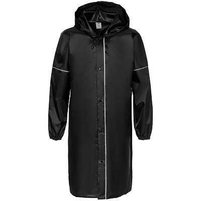 Дождевик со светоотражающими элементами Rainman Blink, черный (Чёрный)