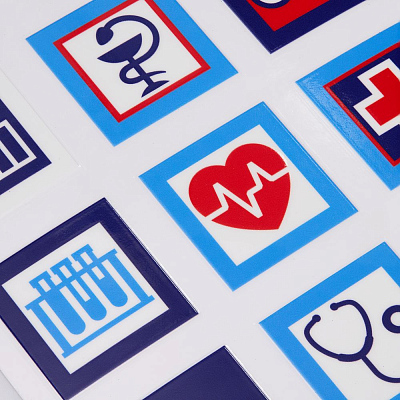 Стикерпак UV-DTF Industry, здравоохранение