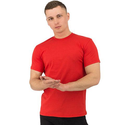 Футболка Star, мужская (красный, XL) (Красный)
