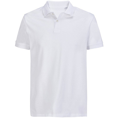 Рубашка поло унисекс Pacific, белая (Белый) Рубашка поло унисекс Pacific, белая (Белый)