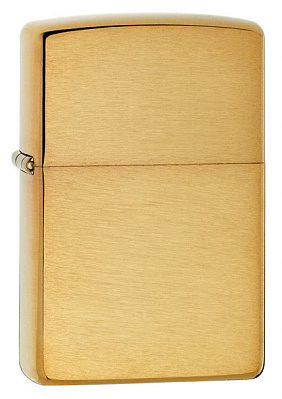 Зажигалка ZIPPO Armor™ с покрытием Brushed Brass, латунь/сталь, золотистая, матовая, 38x13x57 мм (Золотистый)