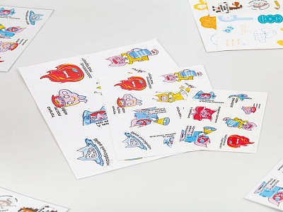 Наклейки ПВХ Sticker Pack на заказ, L