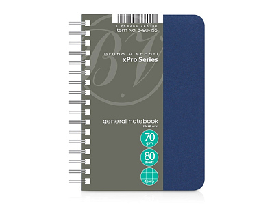 Бизнес - блокнот А6 Офис-Лайн (Синий)