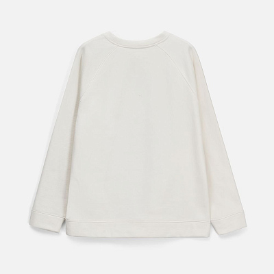 Свитшот унисекс S1, молочно-белый