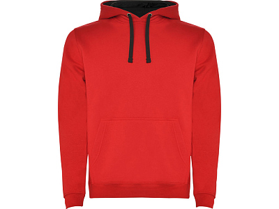 Толстовка с капюшоном Urban мужская (Красный/черный)