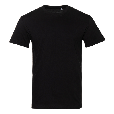 Футболка унисекс хлопок 150, 52 (Чёрный)
