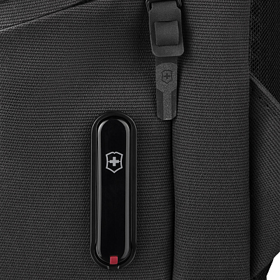 Рюкзак VICTORINOX Touring 2.0, черный, износоустойчивый полиэстер 600D, 31x19x45 см, 21 л