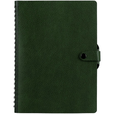 Ежедневник Strep Front на заказ, недатированный  (Зеленый)