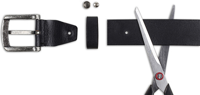 Ремень KLONDIKE Creek, односторонний, натуральная воловья кожа, цвет чёрный, 120 х 4 см