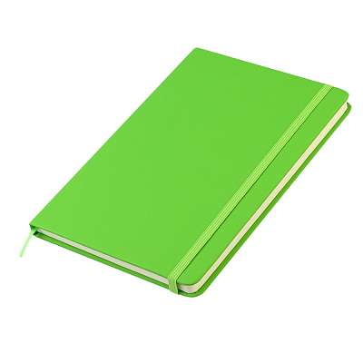 Блокнот A5 Monte в твёрдом переплёте, тёмно-зеленый (Темно-зеленый)