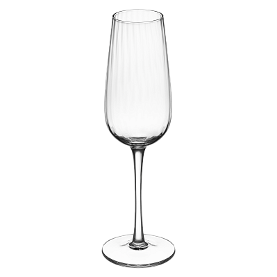 Бокал для шампанского Blanche, прозрачный (Белый)