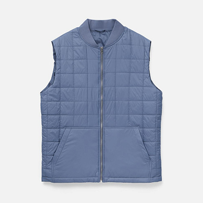 Жилет унисекс Warmbridge  (джинс) (Синий)