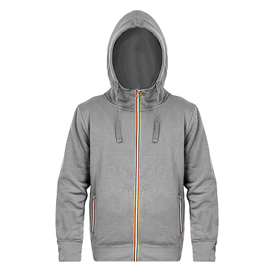 Толстовка мужская с начесом LAS VEGAS MAN 280 (Серый меланж)