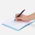 Ручка шариковая Digit Soft Touch со стилусом, синяя - Фото 4