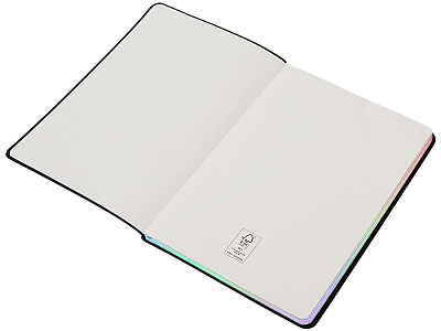 Блокнот А5 в гибкой обложке Fellini с голографическим срезом