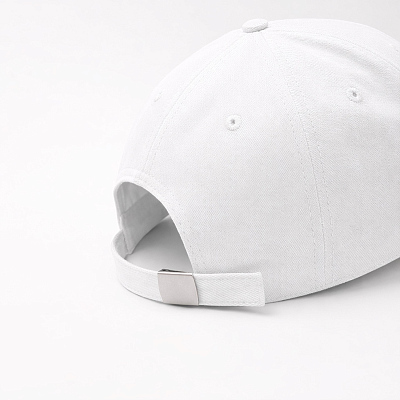 Бейсболка Аксис (Axis), 6 клиньев, белый