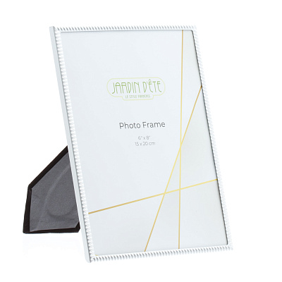 Рамка для фотографии Jardin D'Ete, алюминий, стекло,фото 15 х 20 см (Серебристый)