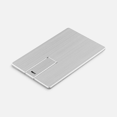 Флешка Platinum Card, 32 Гб, серебристая (Серебристый)