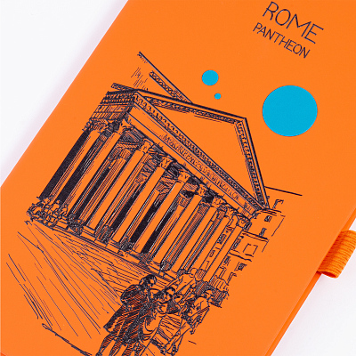 Блокнот "Парма", А5, оранжевый