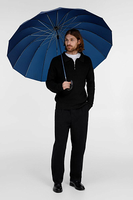 Зонт-трость Hit Golf, темно-синий