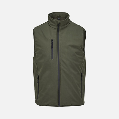 Жилет софтшелл унисекс Falcon BW, красный (Хаки)