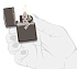 Зажигалка ZIPPO Puller с покрытием Black Ice ®, латунь/сталь, чёрная, глянцевая, 38x13x57 мм - Фото 4