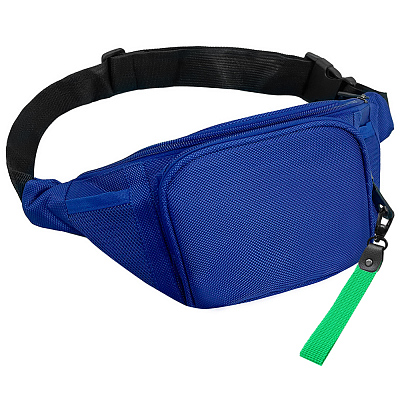 Поясная сумка SPLIT TO GO, Синий/Зелёный (Синий/зеленый)