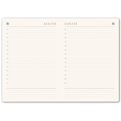 Ежедневник недатированный Tony, А5, темно-синий, кремовый блок в линейку