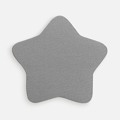 Наклейка тканевая Lunga Bial, M, серая (Серый)