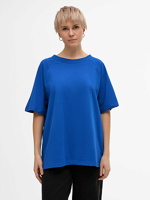 Футболка унисекс оверсайз T2, синяя