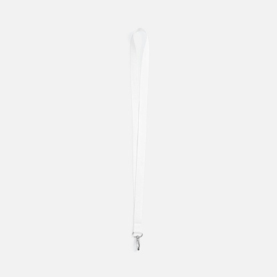 Лента для бейджа Pin, белая (Белый)