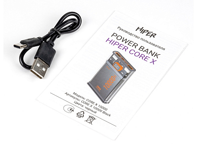 Внешний аккумулятор CORE X, 10000 mAh