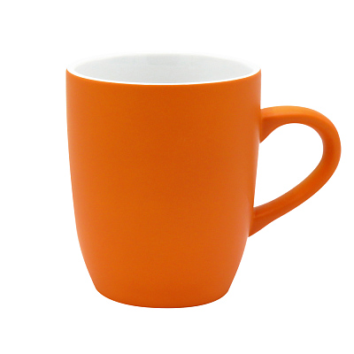 Кружка New Aurora Soft, софт тач, оранжевая-S (Оранжевый)