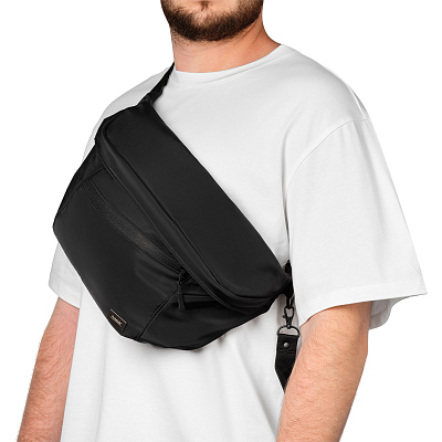 Сумка через плечо (cross body) Бостон (Boston), черная