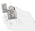 Зажигалка ZIPPO Skull Design с покрытием Brushed Chrome, латунь/сталь, серебристая, 38x13x57 мм - Фото 5