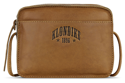 Сумка через плечо KLONDIKE RUSH «Allison», натуральная кожа в коньячном цвете, 18 х 14 х 5 см (Коричневый)