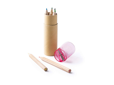 Набор из 6 карандашей MABEL (Красный)