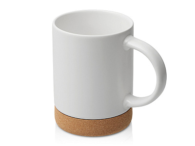 Кружка с пробковым дном Корк & Бон (Белый)