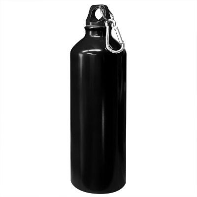 Алюминиевая бутылка Alulight, Чёрный (Чёрный)